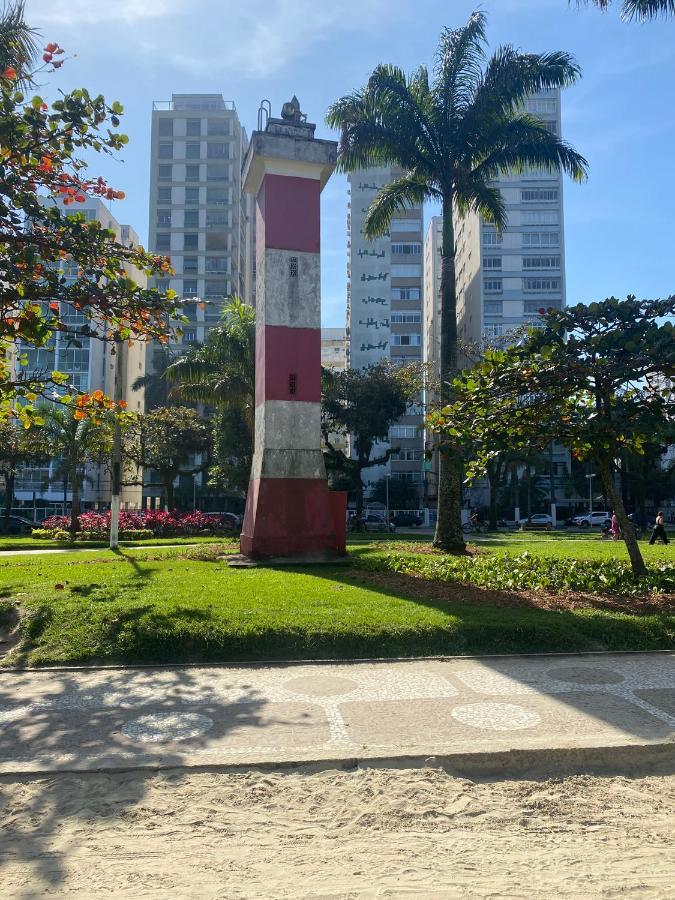 Apartamento Agradavel Em Santos Na Rua Da Praia. Exteriör bild